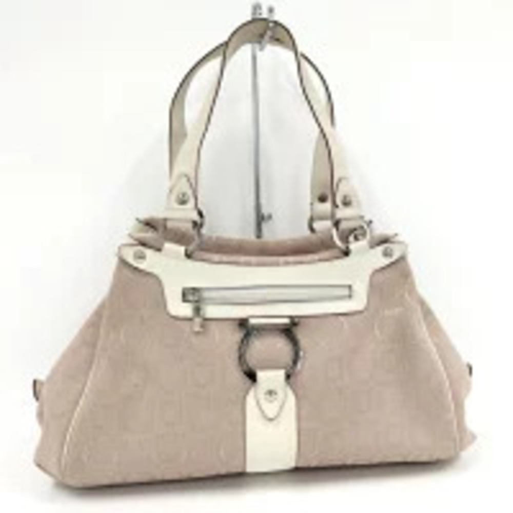 Salvatore Ferragamo handbag Gancini canvas pink